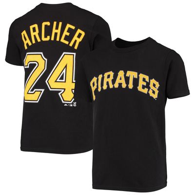 Youth Gen 2 Black Pittsburgh Pirates Muscle Tank Top