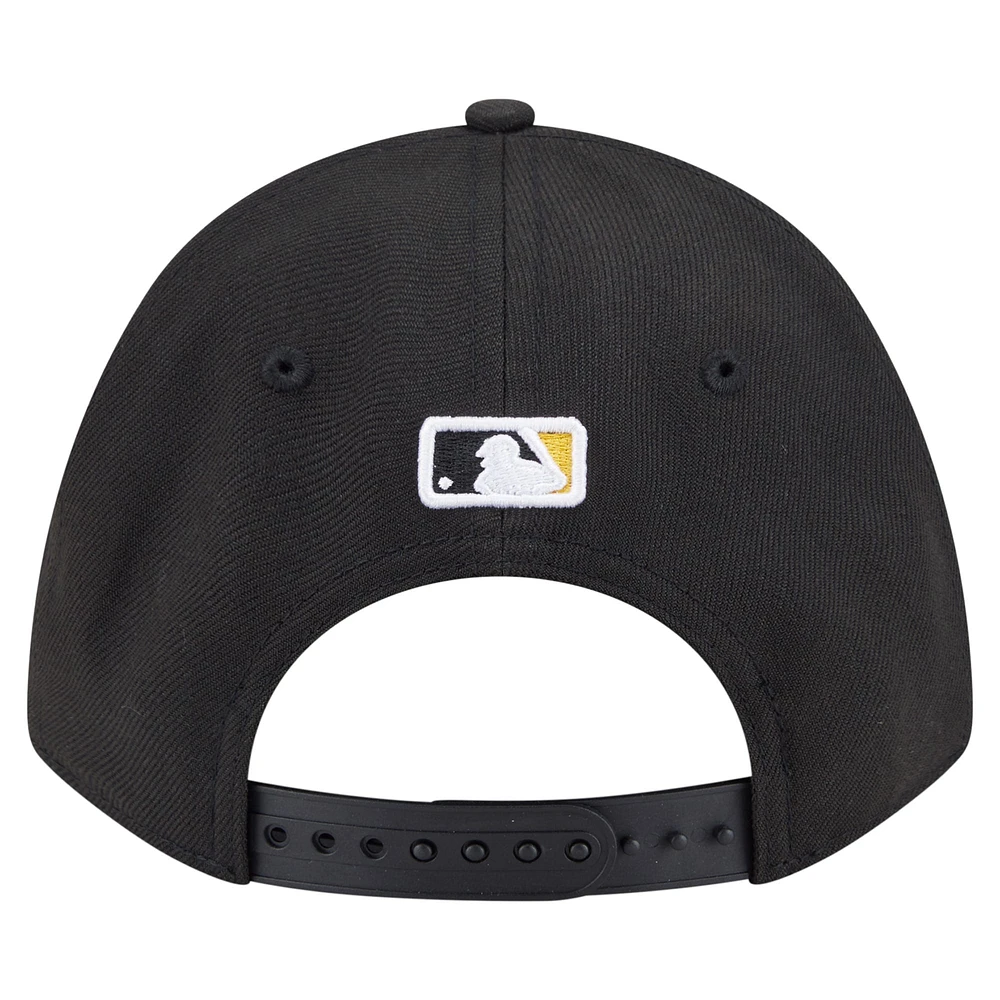 Youth New Era  Black Pittsburgh Pirates  Player Replica 9FORTY Adjustable Hat