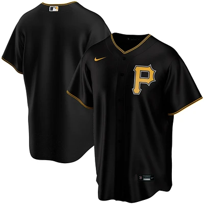 Maillot d'équipe Nike Pittsburgh Pirates Alternate Replica noir pour jeune