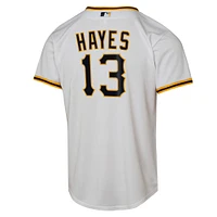 Youth Nike Ke'Bryan Hayes White Pittsburgh Pirates Home Replica Player Jersey