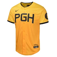 Youth Nike Paul Skenes Gold Pittsburgh Pirates City Connect Limited Jersey