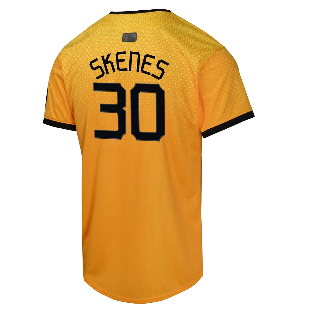 Youth Nike Paul Skenes Gold Pittsburgh Pirates City Connect Limited Jersey