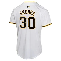 Maillot de match joueur à domicile Nike Paul Skenes pour jeunes des Pirates Pittsburgh, blanc