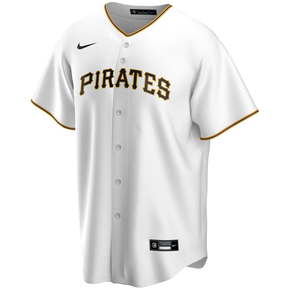 Youth Nike White Pittsburgh Pirates Home Replica Team - Jersey