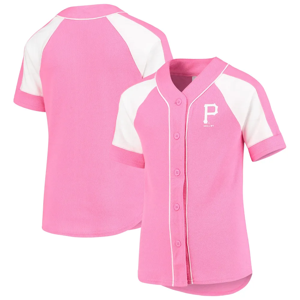 Lids Pittsburgh Pirates Youth Team Spirit Fashion Jersey - Pink