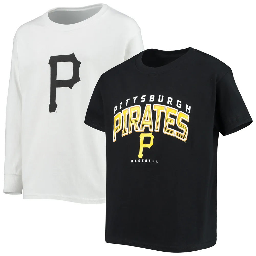Lids Pittsburgh Pirates Stitches Youth Team T-Shirt Combo Set - Black/White
