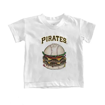 Pittsburgh Pirates Girl's Youth State Pride V-Neck T-Shirt - Black