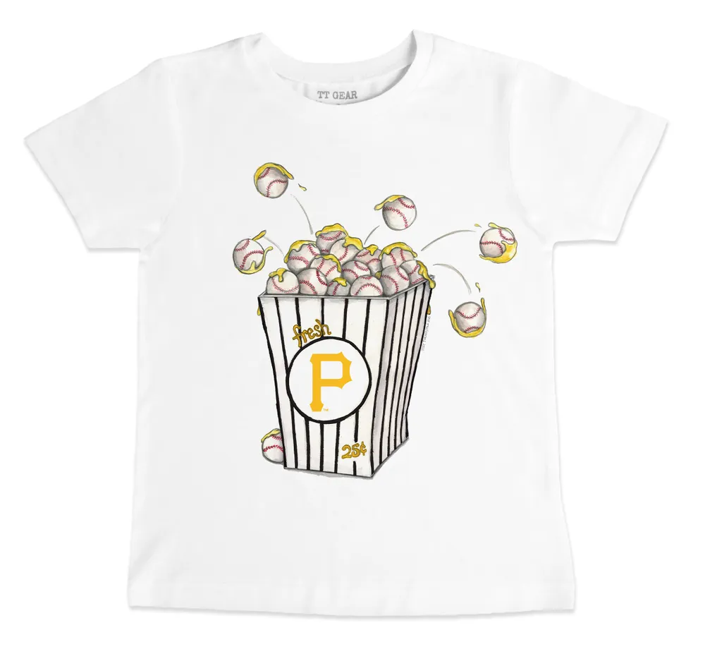Lids Pittsburgh Pirates Tiny Turnip Youth Popcorn T-Shirt - White
