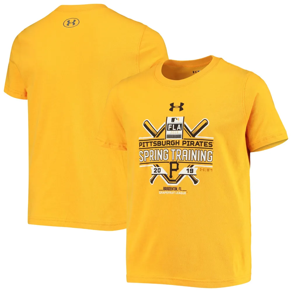 Lids Pittsburgh Pirates Under Armour Youth We Are Here Charged Performance  T-Shirt - Gold