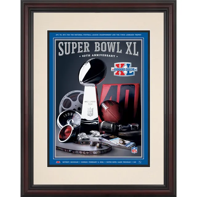 Fanatics Authentic Dallas Cowboys vs. Pittsburgh Steelers Super Bowl XXX  10.5 x 13 Sublimated Plaque