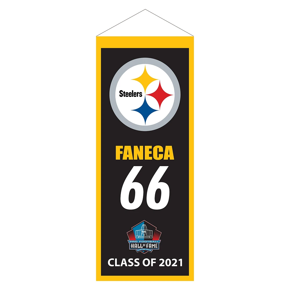 Alan Faneca Pittsburgh Steelers 2021 Pro Football Hall of Fame Induction 6'' x 15'' Legacy Mini Banner