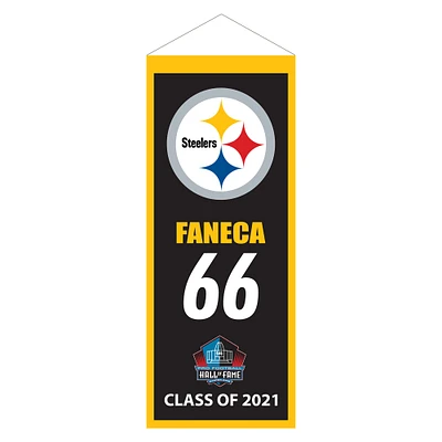 Alan Faneca Pittsburgh Steelers 2021 Pro Football Hall of Fame Induction 6'' x 15'' Legacy Mini Banner