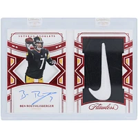 Ben Roethlisberger Pittsburgh Steelers Autographed 2022 Panini Flawless Nike Swoosh Relic #VB-BR #1/2 Card