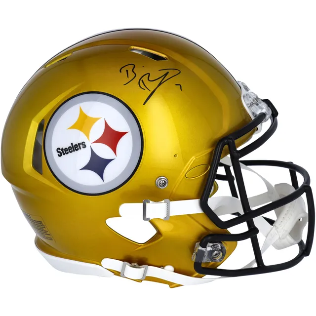 Pittsburgh Steelers Gold Riddell Throwback Flash Alternate Mini Helmet NEW