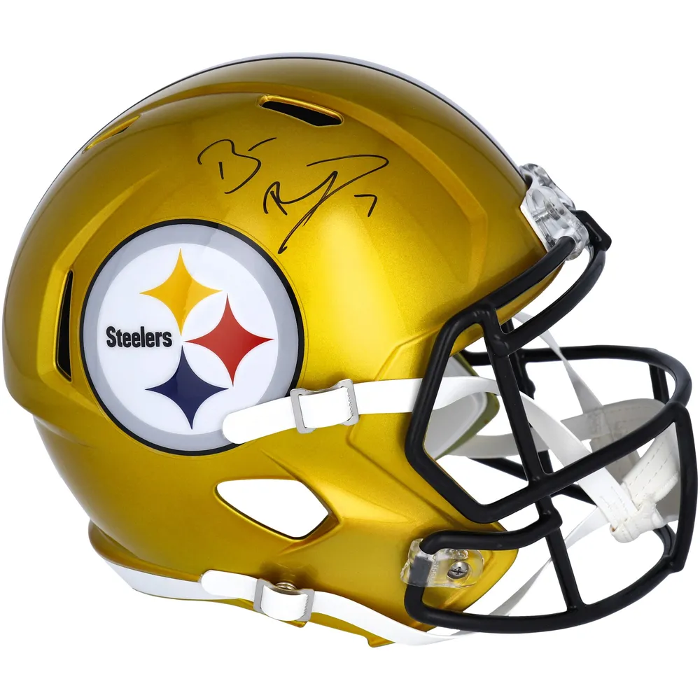 Pittsburgh Steelers GOLD NEW Riddell Full Size Authentic SPEED Football  Helmet