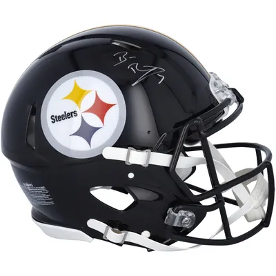 Mitchell Trubisky Pittsburgh Steelers Autographed Riddell Lunar Eclipse  Alternate Speed Mini Helmet