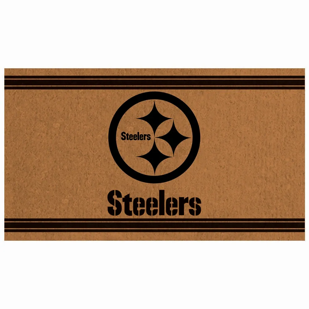 Lids Pittsburgh Steelers 30'' x 18'' Logo Turf Mat - Brown