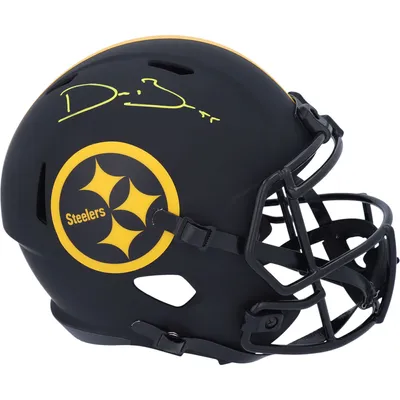 DEVIN BUSH Autographed Pittsburgh Steelers White Matte Mini Helmet FANATICS