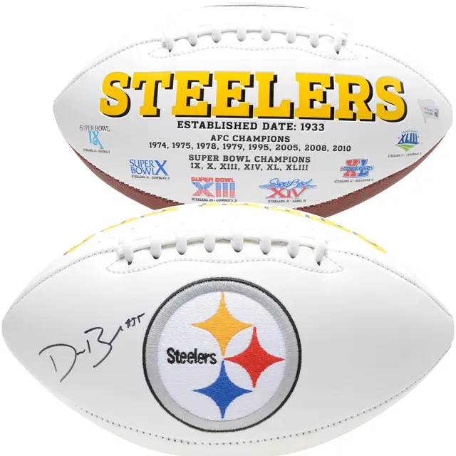 Pittsburgh Steelers NFL x Darius Rucker Collection by Fanatics Football  Striped T-Shirt - White