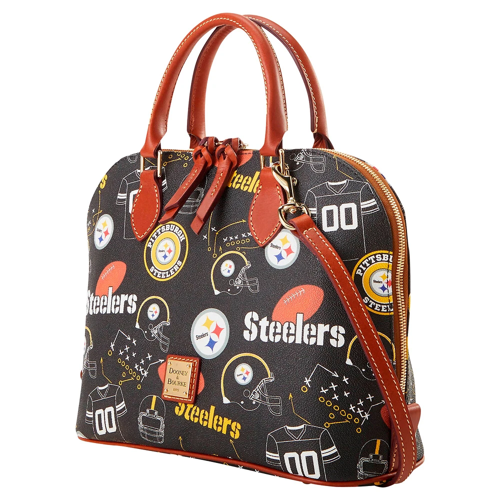 Sacoche zippée Dooney & Bourke Pittsburgh Steelers Game Day