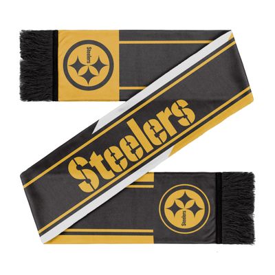 FOCO Pittsburgh Steelers Color Wave Wordmark - Scarf