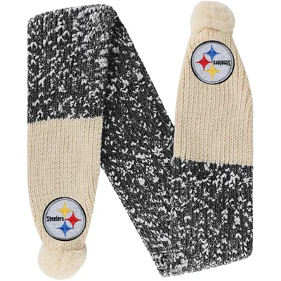 Pittsburgh Steelers FOCO Confetti Scarf with Pom