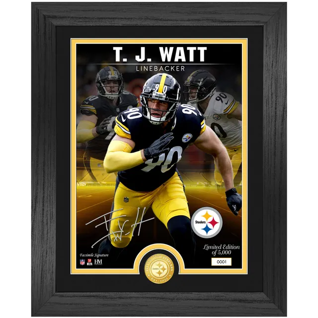 T.J. Watt Pittsburgh Steelers Autographed Black Nike Game Jersey