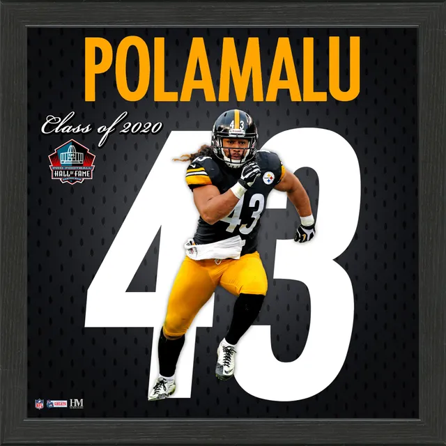 Lids Troy Polamalu Pittsburgh Steelers Highland Mint 2020 Pro Football Hall  of Fame 13'' x 13'' Impact Jersey Framed Photo