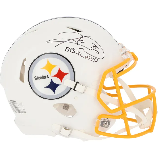 Hines Ward Pittsburgh Steelers Autographed Riddell Camo Alternate Speed Authentic Helmet with SB XL MVP Inscription