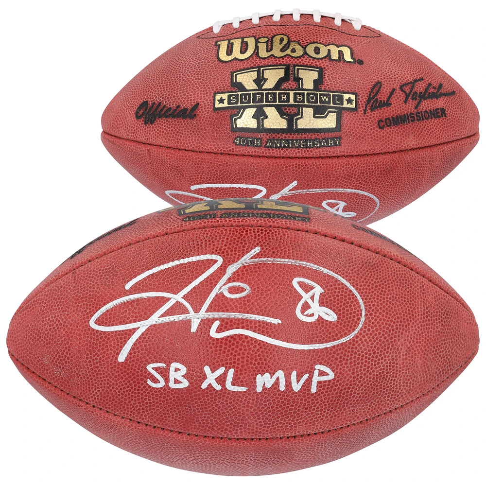 Hines Ward Pittsburgh Steelers Autographed Super Bowl XL Pro Football with "SB XL MVP" Inscription 
