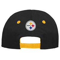 Infant Black/Gold Pittsburgh Steelers My First Tail Sweep Slouch Flex Hat