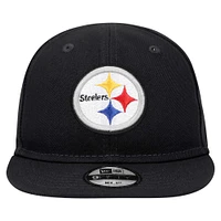 Infant New Era Black Pittsburgh Steelers My 1st 9FIFTY Adjustable Hat