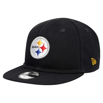 Casquette réglable My 1st 9FIFTY Pittsburgh Steelers New Era noire pour bébé