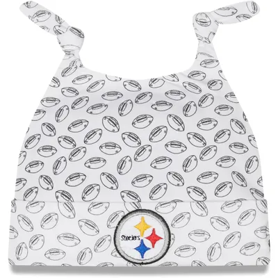 Pittsburgh Steelers New Era Toddler Cutie 9FORTY Flex Hat - White