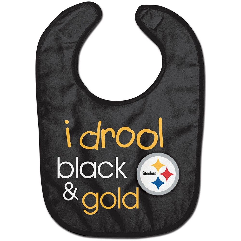 Bavoir WinCraft Pittsburgh Steelers Drool All-Pro pour bébé