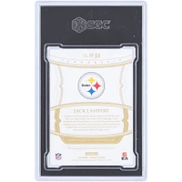 Jack Lambert Pittsburgh Steelers Autographed 2020 Panini Flawless Sapphire #FP-JLA #3/3 SGC Authenticated 9/10 Card