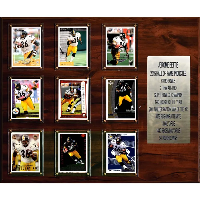 Jerome Bettis Pittsburgh Steelers 12 x 15 Super Bowl XL Plaque