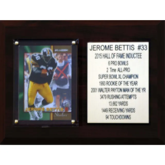 Pittsburgh Steelers Jerome Bettis Highland Mint 13'' x 13'' Jersey Number  Frame