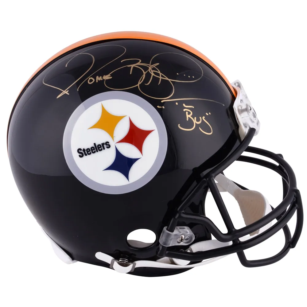 Jerome Bettis Pittsburgh Steelers Autographed Duke Pro Football with The  Bus Inscription