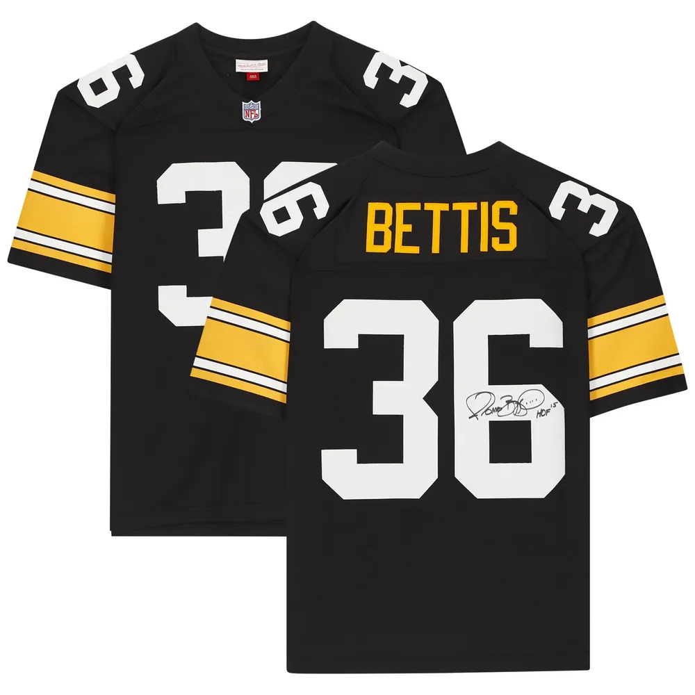 Lids Jerome Bettis Pittsburgh Steelers Fanatics Authentic Autographed Black  Authentic Mitchell & Ness Jersey with 'HOF 15' Inscription