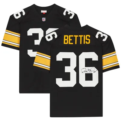 Mitchell And Ness NFL Legacy Jersey Steelers Bettis Black Yellow (Mens)