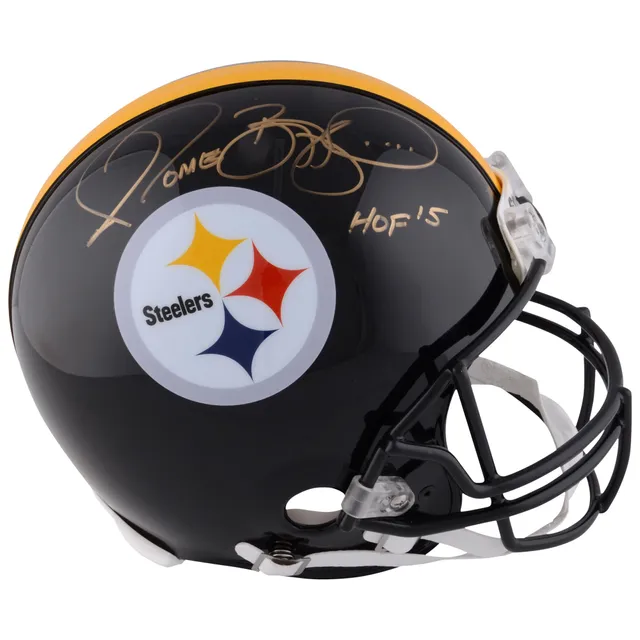 Jerome Bettis Pittsburgh Steelers Autographed Duke Pro Football with The  Bus Inscription