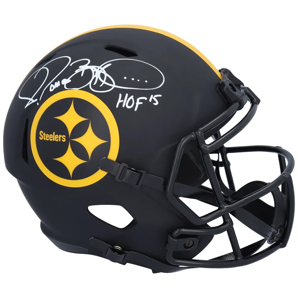Lids Jerome Bettis Pittsburgh Steelers Fanatics Authentic Autographed  Riddell Eclipse Alternate Speed Replica Helmet with HOF 15 Inscription