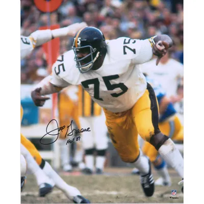 Joe Greene Pittsburgh Steelers Autographed Riddell Eclipse Alternate Speed  Authentic Helmet with HOF 87 Inscription