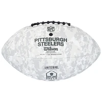 Joe Greene Pittsburgh Steelers Autographed 2024 Salute To Service Wilson Football with "HOF 87" Inscription