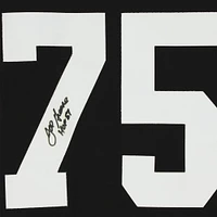 Joe Greene Pittsburgh Steelers Autographed Mitchell & Ness Black Authentic Jersey with "HOF 87" Inscription