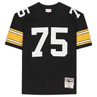 Joe Greene Pittsburgh Steelers Autographed Mitchell & Ness Black Replica Jersey with "HOF 87" Inscription