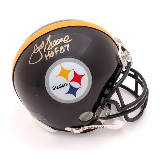 Joe Greene Pittsburgh Steelers Autographed Riddell CAMO Alternate Speed Mini  Helmet with HOF 87 Inscription