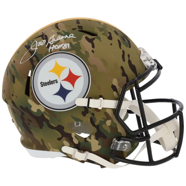 Joe Greene Pittsburgh Steelers Autographed Riddell CAMO Alternate Speed  Replica Helmet with HOF 87 Inscription