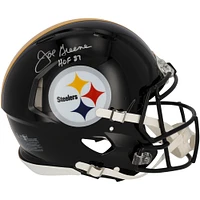 Joe Greene Pittsburgh Steelers Autographed Riddell Speed Authentic Helmet with "HOF 87" Inscription